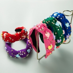 Diamond Pearl Wide-brimmed Headband Wholesaler