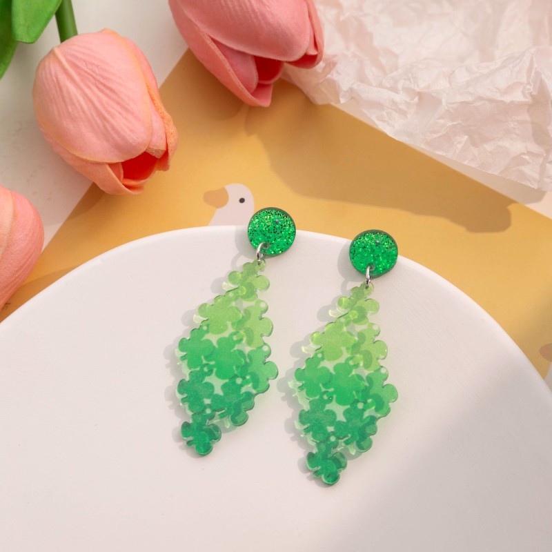 Four-leaf Clover Stitching Earrings Wholesalers