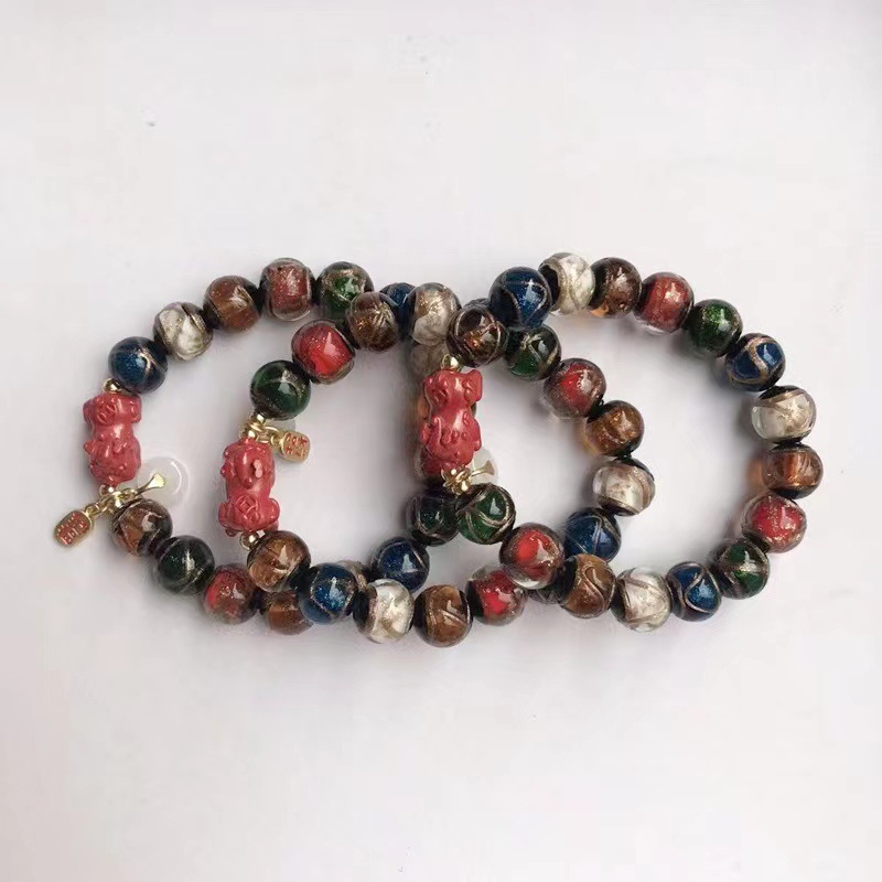 Chinese Style Colored Glaze Bracelets Wholesalers