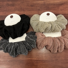 Bright Silk Pleated Hair Ring Wholesaler