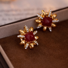 Diamond Flower Earrings Wholesalers