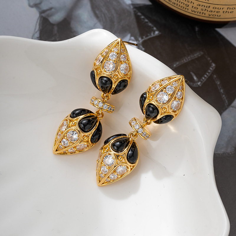 Mayorista De Pendientes De Gota De Diamantes