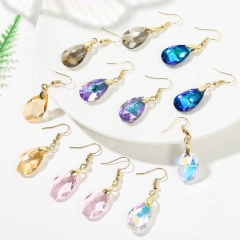 Long Water Drop Crystal Earrings Wholesalers