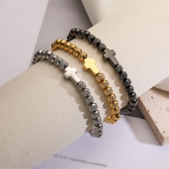 Copper Bead Cross Adjustable Bracelet Wholesaler