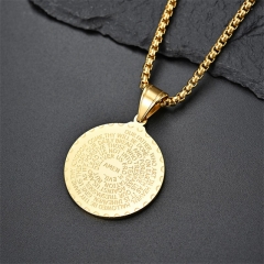 Colgante De Acero Inoxidable De Oro De 18 Quilates Para Hombres Y Mujeres Al Por Mayor