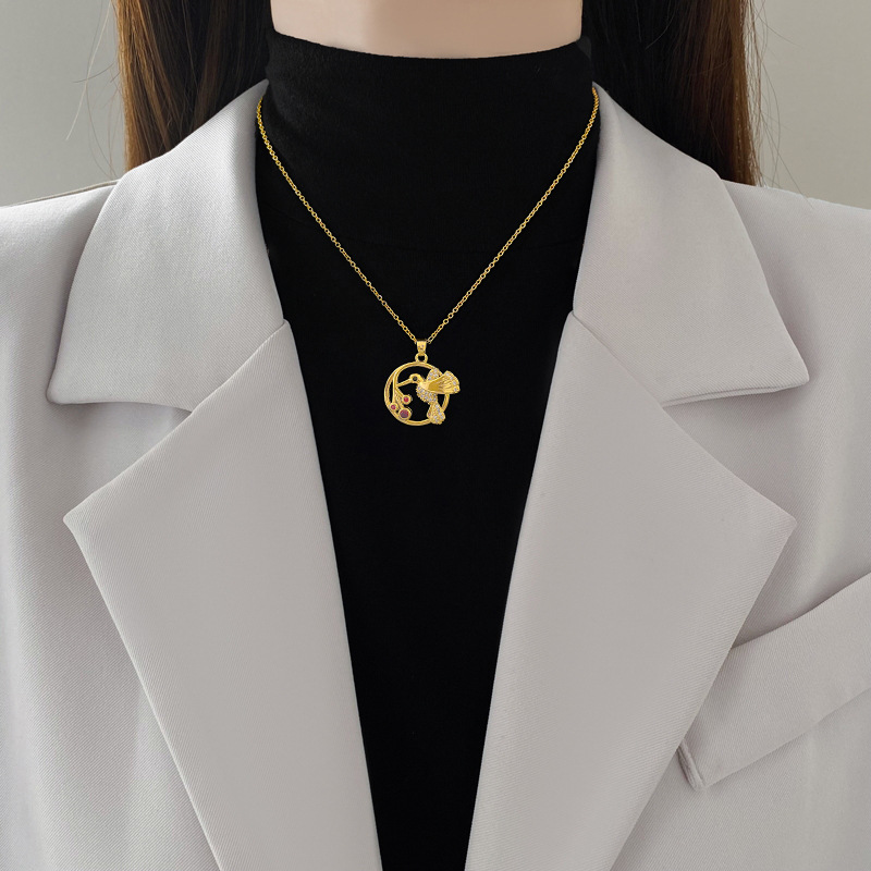 Diamond Ring Woodpecker Necklace Wholesalers