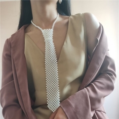 Pearl Woven Hollow Necklace Wholesalers