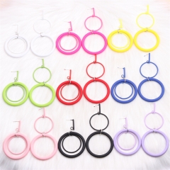 Round Stitching Earrings Wholesalers