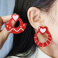 Mayorista De Collar De Pendientes De Amor Geométrico