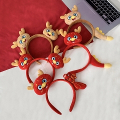 Diadema De Cuerno De Dragón De Dibujos Animados Mayorista