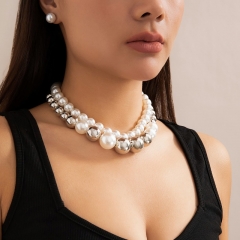 Large Pearl Earrings Necklace Wholesalers
