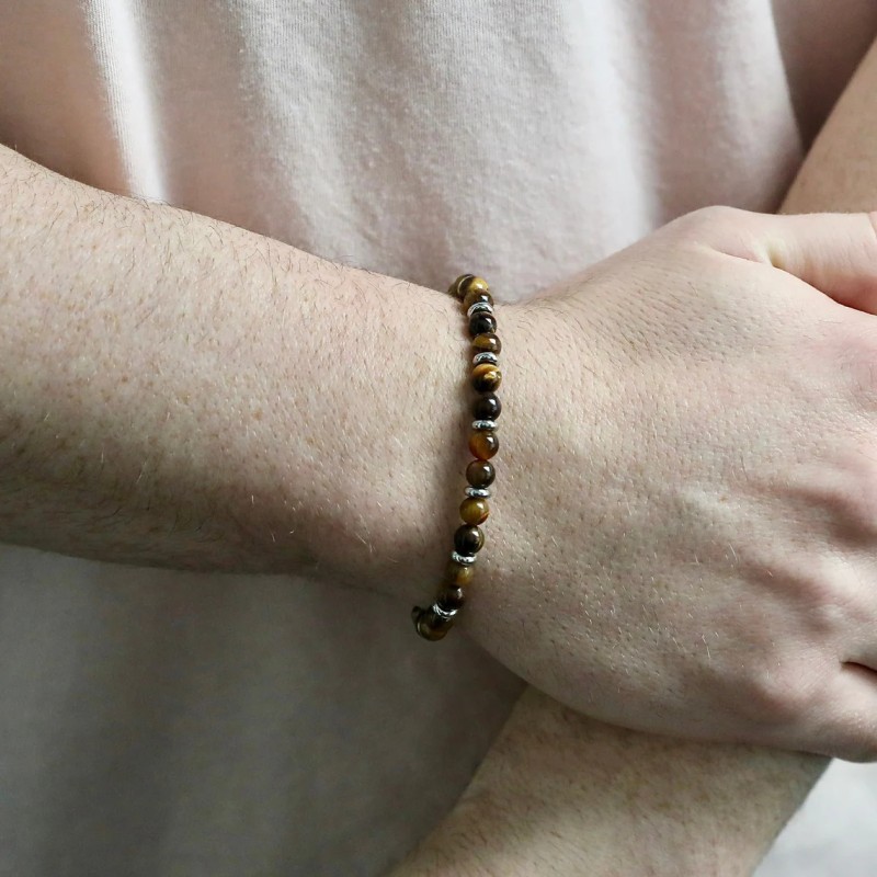 8mm Tiger Eye Men's Bracelet Wholesalers