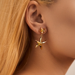Silver Needle Star Pendant Earrings Wholesalers