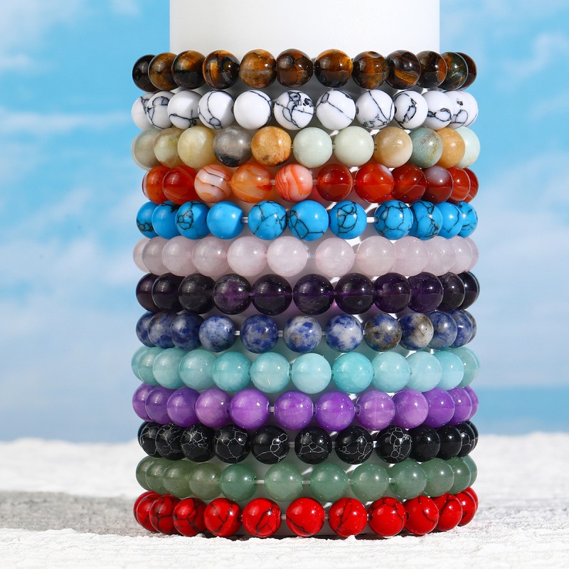 8mm Pulsera Con Cuentas Al Por Mayor
