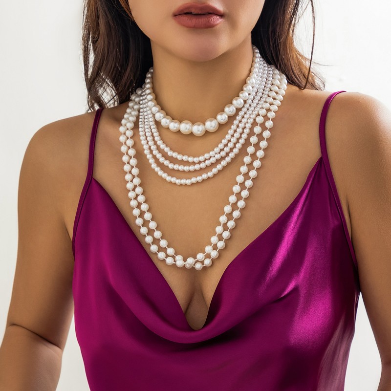 Multilayer Pearl Necklace Wholesalers