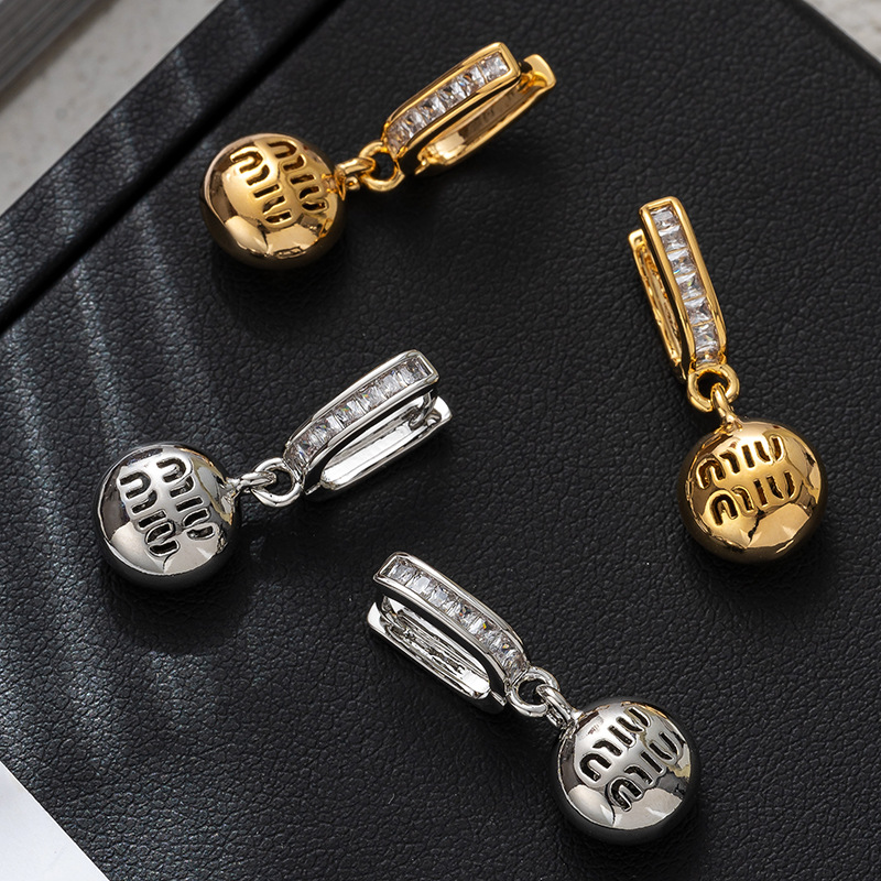 Diamond Letter Earrings Wholesalers