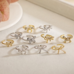 Mayorista De Anillos Abiertos Con Lazo De Circón