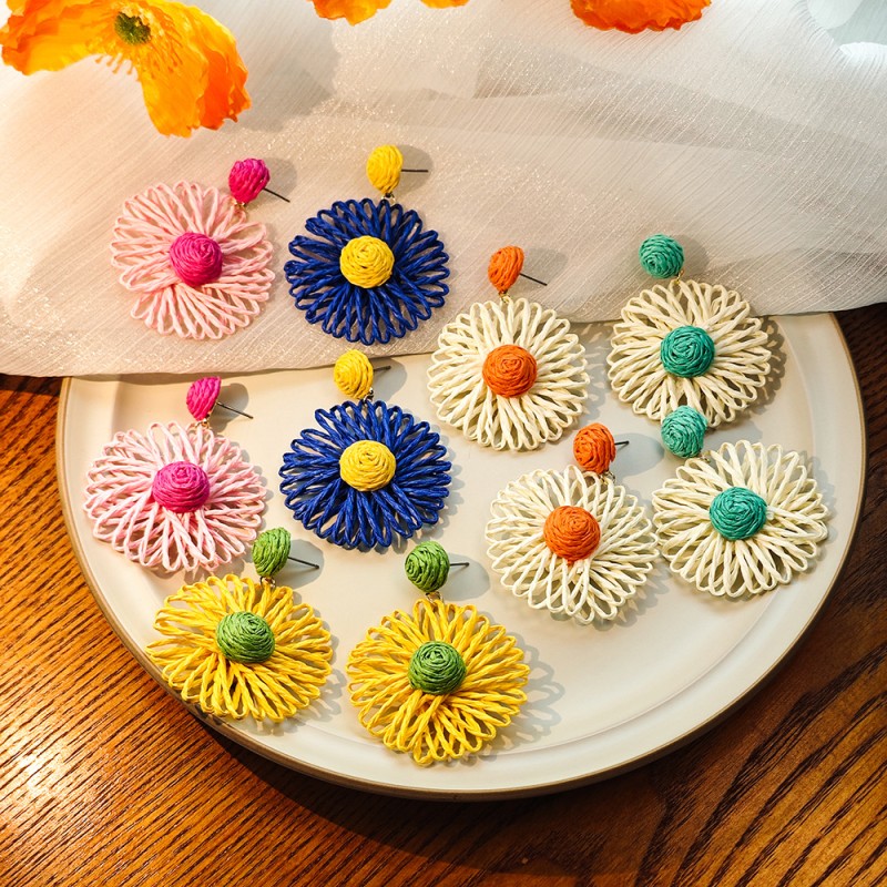 Mayorista De Pendientes De Flores Huecas De Lafite