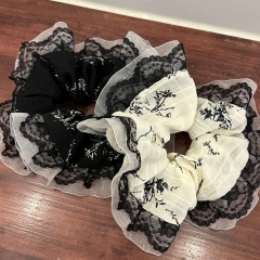 Lace Mesh Lace Hair Ring Wholesalers