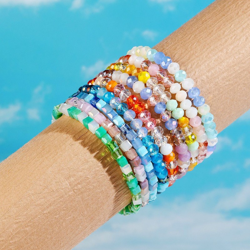 Pulsera De Hilo Elástico Con Cuentas Al Por Mayor