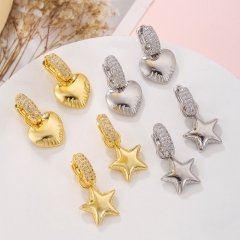 Zircon Star Love Eardrop Wholesalers