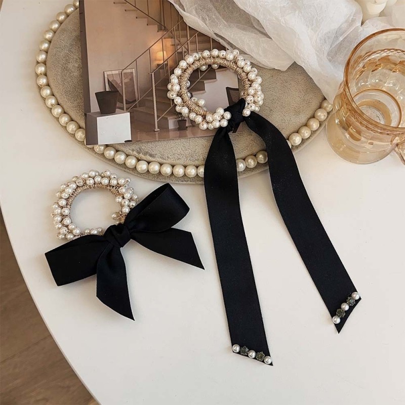 Pearl Bow Hairpin Ribbon Hairband Wholesaler