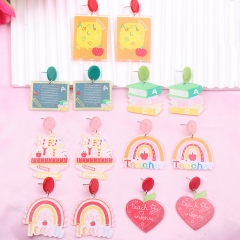 Teacher's Day Blackboard Love Eardrop Wholesalers