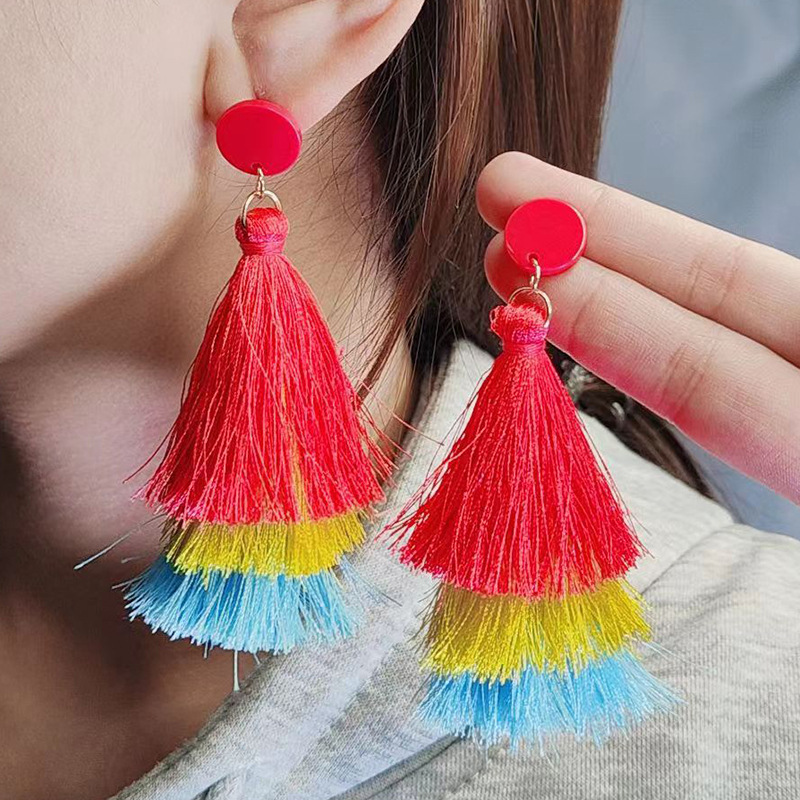 Woven Tassel Eardrop Wholesalers