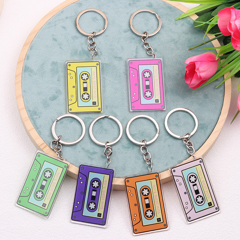 Double-sided Printing Tape Keychain Wholesalers