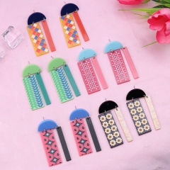 Pendientes De Empalme Rectangular Al Por Mayor