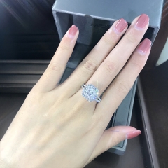 Anillo Cuadrado De Circón Al Por Mayor
