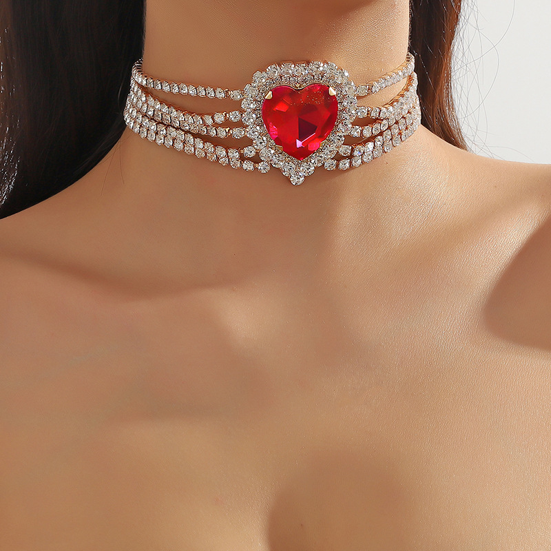 Multi-layer Colored Diamond Pearl Collar Wholesaler