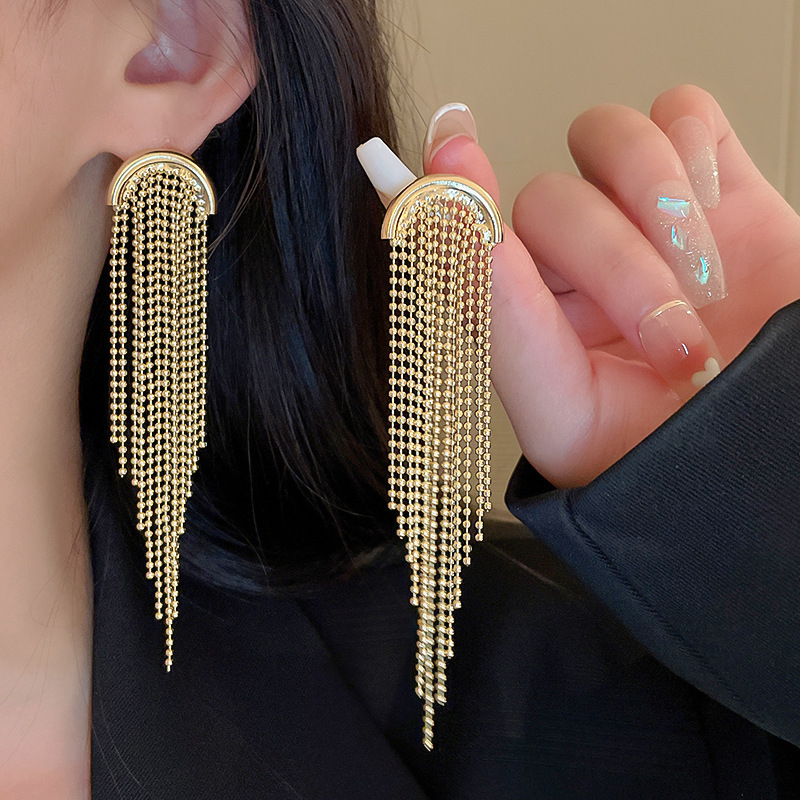 Irregular Tassel Long Earrings Wholesalers