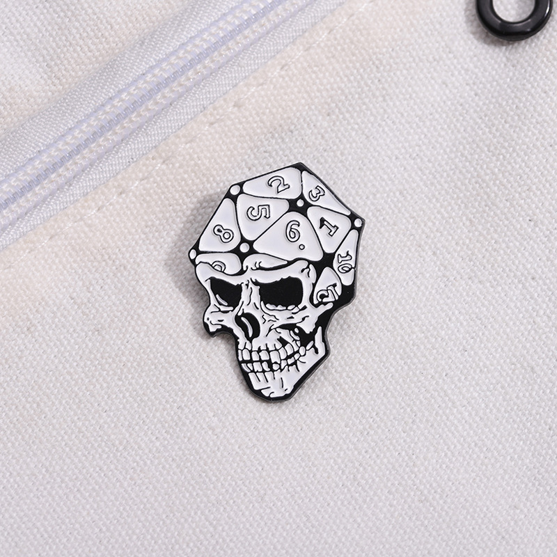 Venta Al Por Mayor De Insignias Digitales De Dados De Calavera