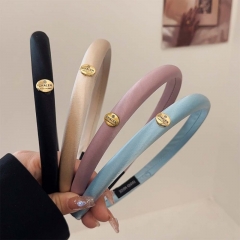 Satin Gold Label Thin Headband Wholesalers