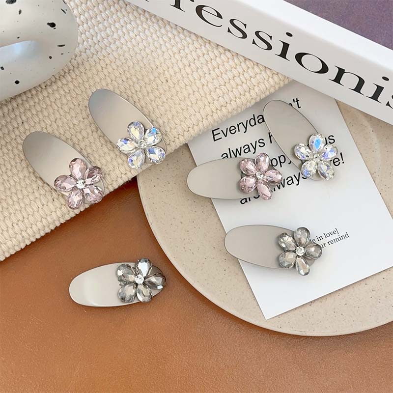 With Diamond Flower Metal Hairpin Wholesalers