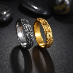 Dragon Texture Men Ring Wholesalers