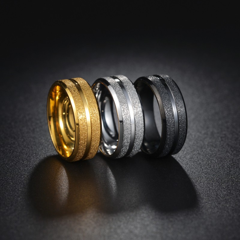 Anillo Esmerilado De Acero Inoxidable De 8mm