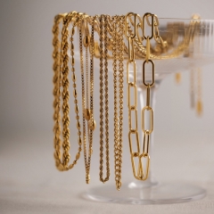Mayorista De Collar De Cadena De Twist Multicapa