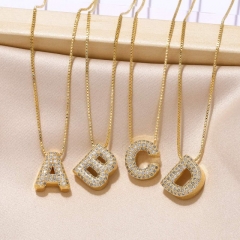Zircon English Alphabet Necklace Wholesaler