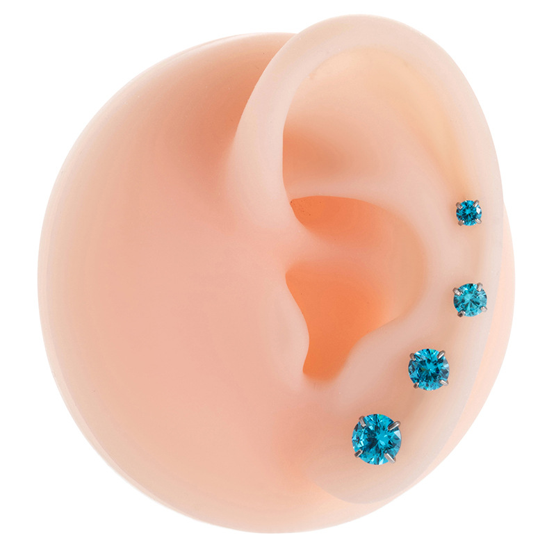 Zircon Screw Earring Wholesalers