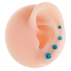 Zircon Screw Earring Wholesalers
