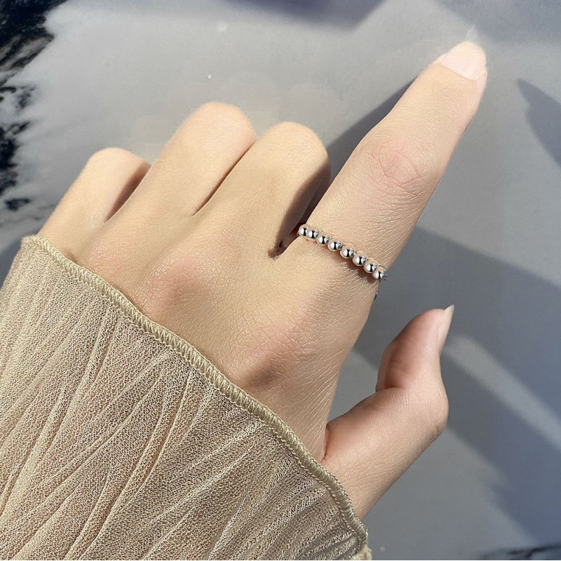 Mayorista De Anillo Abierto Giratorio De Plata De Ley S925