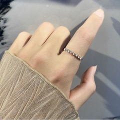 Mayorista De Anillo Abierto Giratorio De Plata De Ley S925