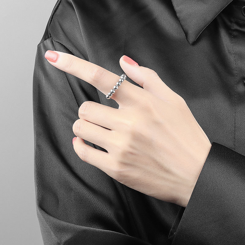Mayorista De Anillos De Cuentas De Transferencia De Plata Esterlina S925