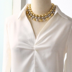 Cuentas Redondas Hip Hop Collar Pulsera Mayorista