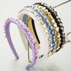 Diamond Heart-shaped Thin-edge Hairband Wholesalers