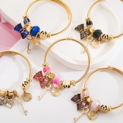 Diamond Bow Key Adjustable Bracelet Wholesaler