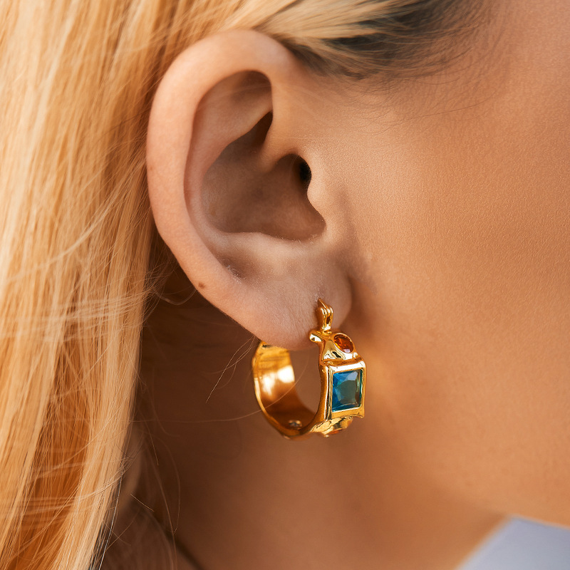 Color Zircon Ear Ring Wholesalers
