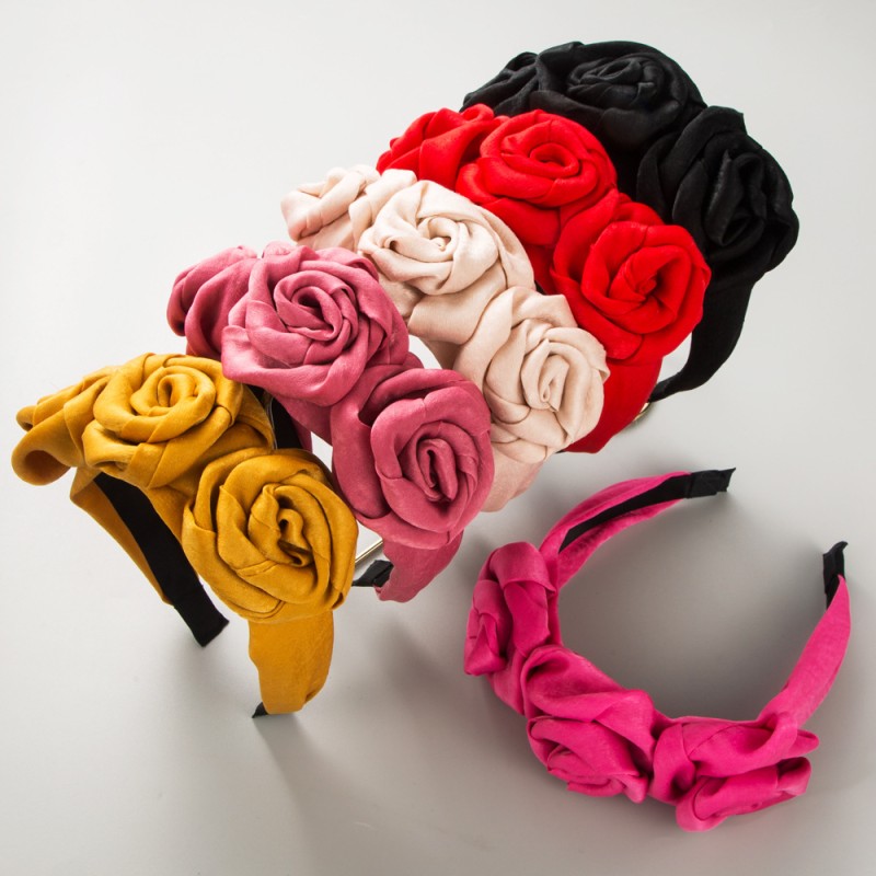 Rose Fabric Hair Hoop Wholesalers